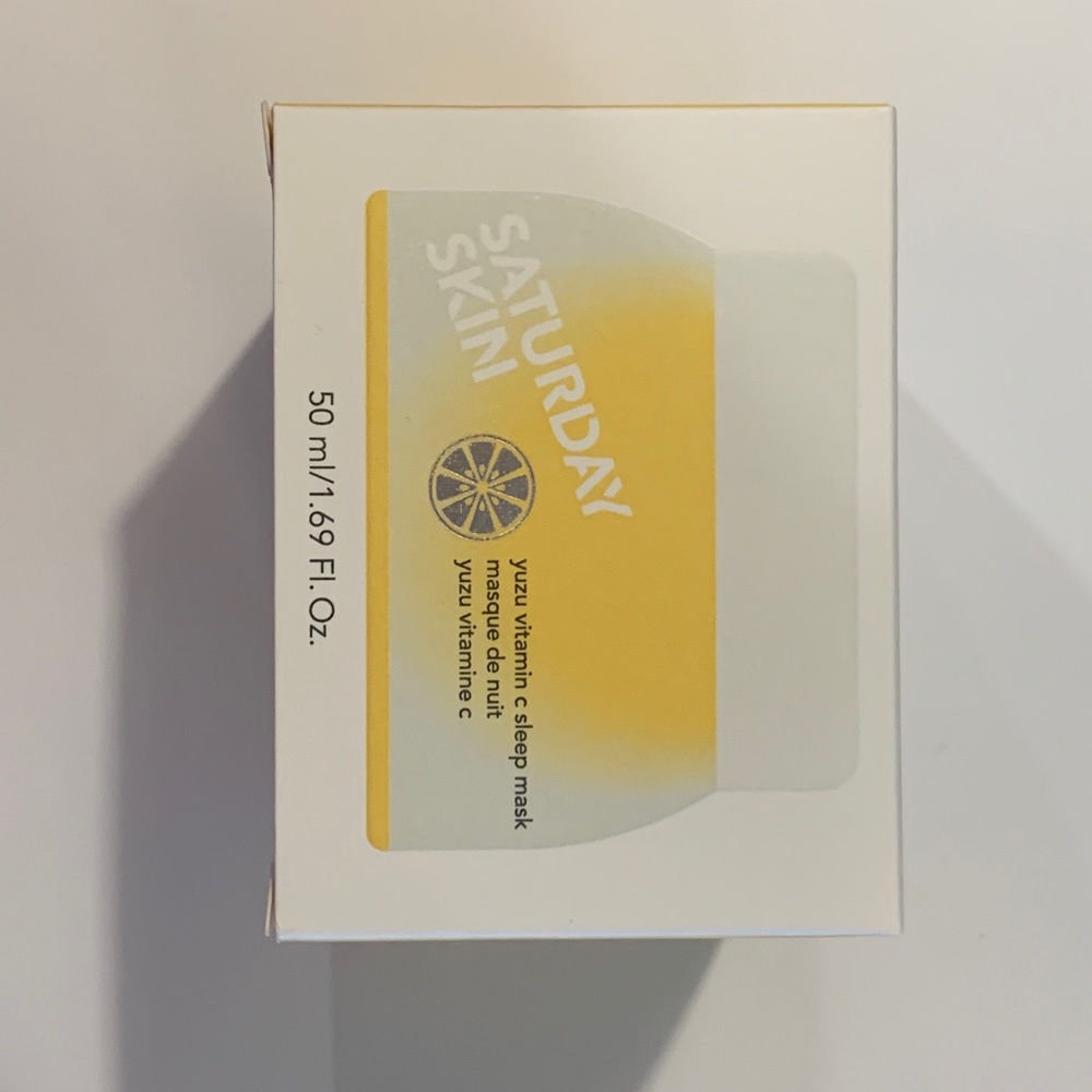 Saturday skin - Yuzu vitamin C sleep mask